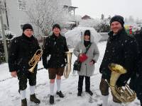 Trotz extremer Witterungslage die Musik spuit wie wuit